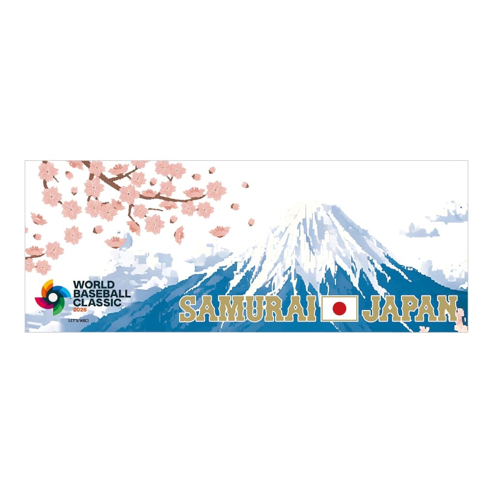 手拭巾(富士山和風圖騰)(World Baseball Classic × 侍日本隊 聯名款)