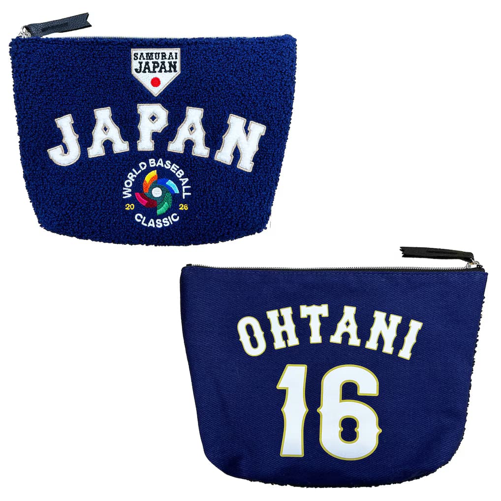 日本代表 相良刺繡收納包(海軍藍)